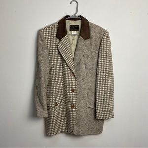 Vintage Express Houndstooth Blazer